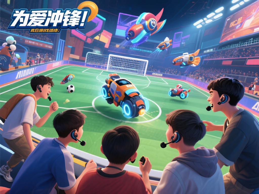 为爱冲锋体育游戏 (为爱冲锋:热血体育游戏燃情竞技场) 举个例子,小明和他的朋友们在玩《火箭联盟》时,起初